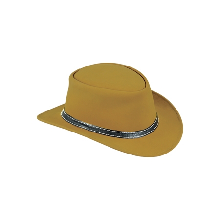 Leather Cow Boy Hat